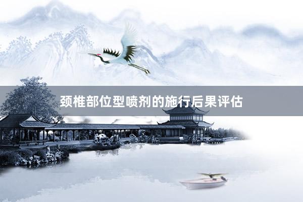 颈椎部位型喷剂的施行后果评估